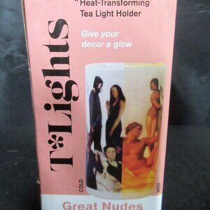 Novelty Gift "Great Nudes" Heath Transforming Tealight Holder